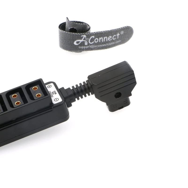 Dtap-Splitter-Extension Dtap Male to 4 Port Dtap Female Power Cable Short Hub for ARRI RED Cameras TILTA Steadicam IDX Battery Ultrashort