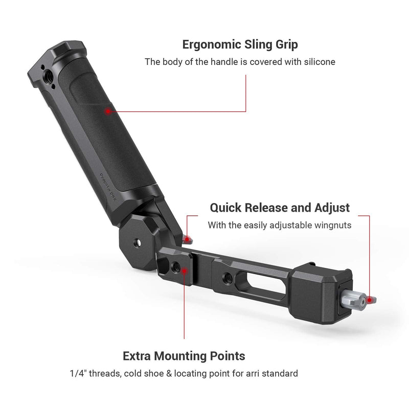 SMALLRIG Adjustable Handle Sling Handgrip for DJI RS 2 / RSC 2 Gimbal Handheld Stabilizer - 3028