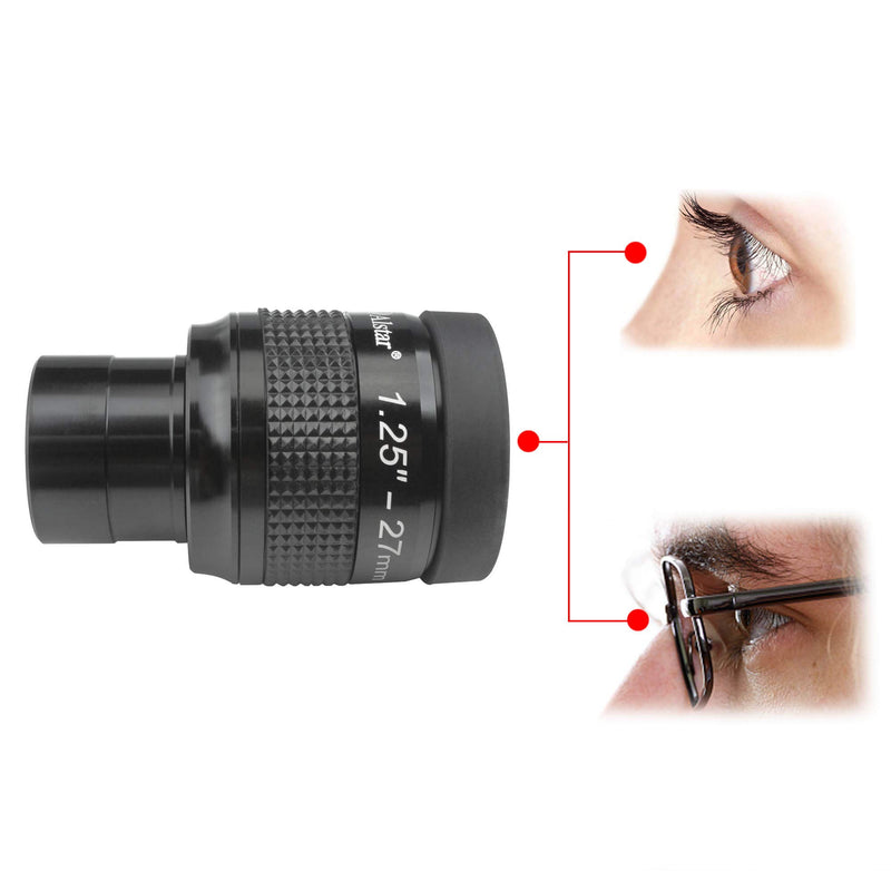 Alstar 1.25" 27mm Premium Flat Field eyepieces - a Flat Image Field and Crystal-Clear Images