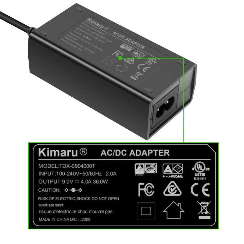 Kimaru EH-5b EP-5B DC Coupler EN-EL15 Dummy Battery AC Power Adapter Kit for Nikon D500 D600 D610 D750 D780 D800 D800E D810 D810A D850 D7000 D7100 D7200 D7500 Z5 Z6 Z6II Z7 Z7II 1V1 Cameras.