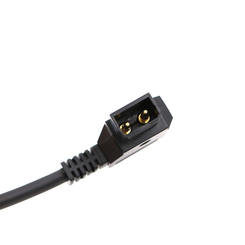AConnect D-Tap Male to 4-Port D-Tap Female Coiled Splitter Cable for V-Mount Battery with Switch Button/USB Port/8V 12V DC Port for Photography Power Multifunctional