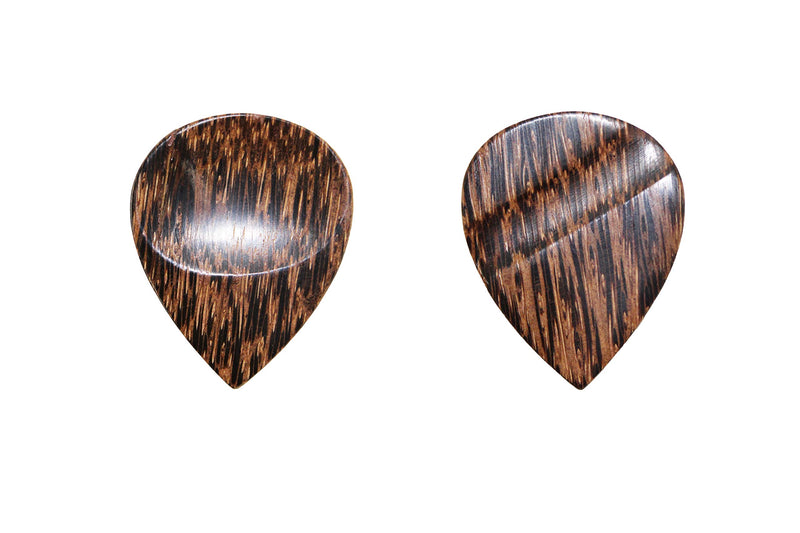 PICKMANN Raindrop Style GripX Exotic Sampler Guitar Picks with Grooves Value Pack for Acoustic/Electric/Gypsy Jazz Guitar Made from Palmwood, Bone, Ebony, Horn, Tamarind & Haldu