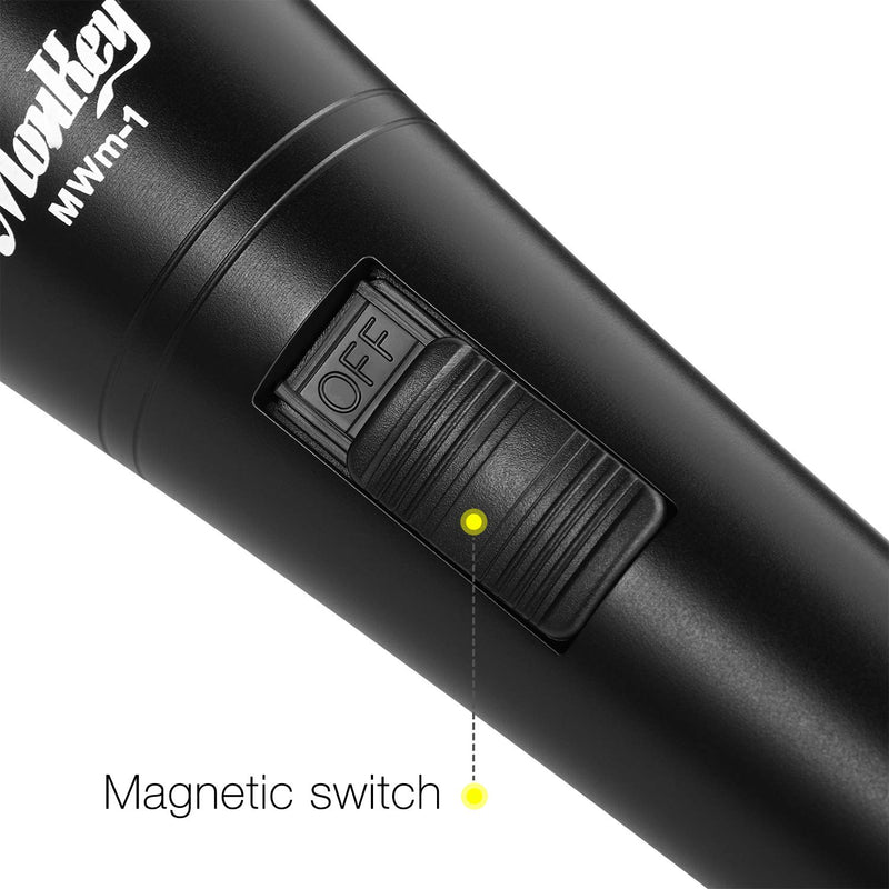 [AUSTRALIA] - Moukey MWm-1 Dynamic Vocal Microphone Wired Handheld Karaoke Mic for Singing, Karaoke Machine, Live with 16.40 ft XLR Detachable Cable 