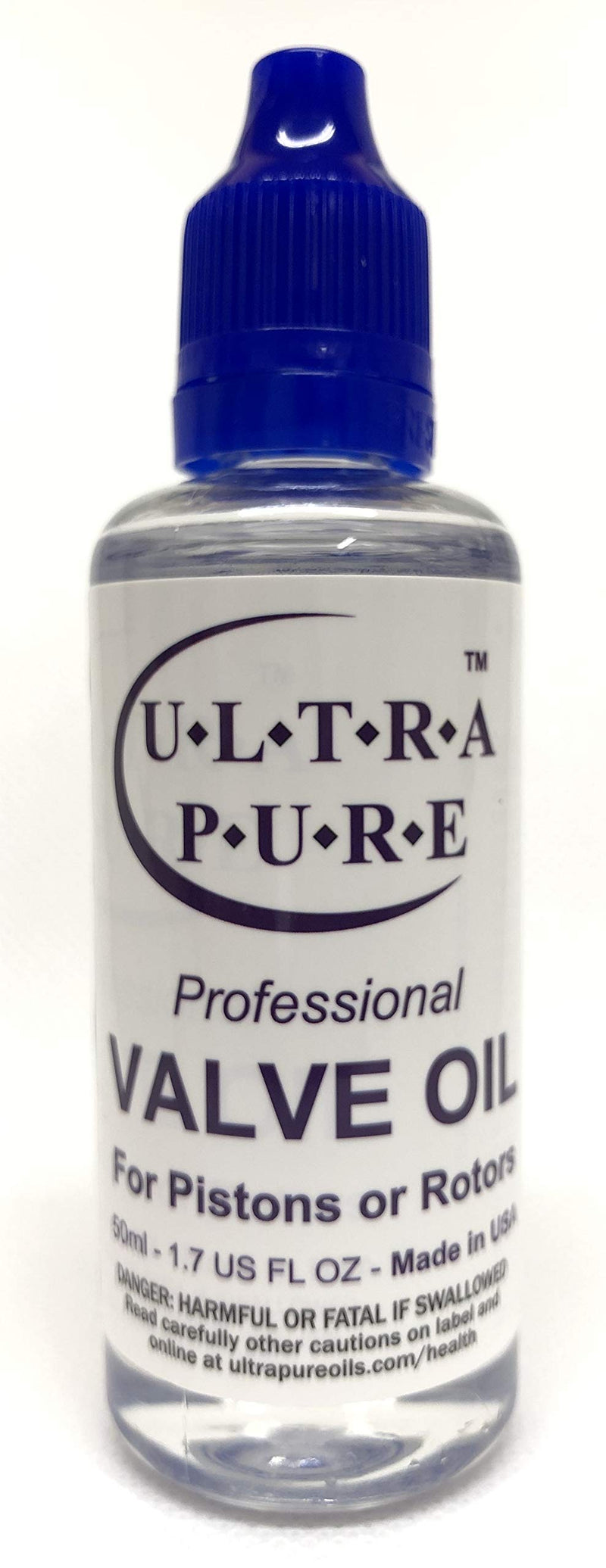 Ultra-Pure Oils Synthetic Valve Oil for Trumpet, Horn, Brass Instruments 1.7 fl. oz / 50ml