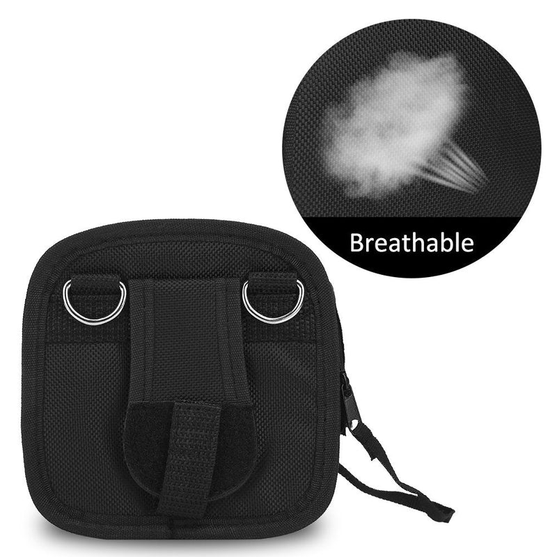 Camera Lens Filter Pouch Case, Lens Filter Bag with Strap, Water-Resistant and Dustproof Design, Filter Pouch for 9 Piece Filters 25mm to 95mm