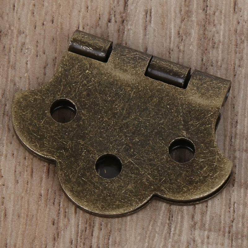 Bronze 3-String Guitar Hinge Tailpiece Hardtail Compatible with 3-String Cigar Box Guitars