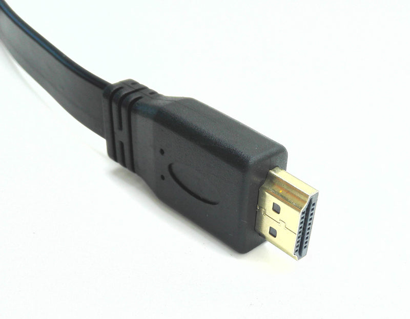 zdyCGTime 1FT Flat Slim High Speed HDMI Extension Cable A Male to 90 Degree Up Angle A Male Cord