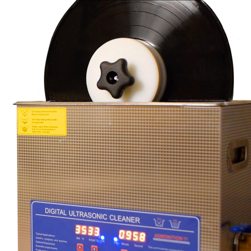 GrooveWasher G-Sonic Ultrasonic Record Wash Concentrate – Professional Cleaner for Vinyl Records, Compatible with Record Cleaning Machines, Safe Groove Penetrating Cleaner for Delicate Vinyl Records