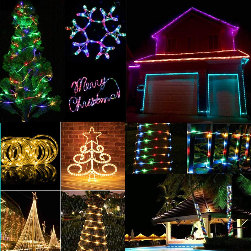 [AUSTRALIA] - Kosuroum 100 LED Rope Lights 16 Colors Changing Rainbow 33ft Indoor Outdoor Lights USB Powered Multi-Color Twinkle Tube Fairy Lights with Remote for Halloween Christmas Holiday Party 