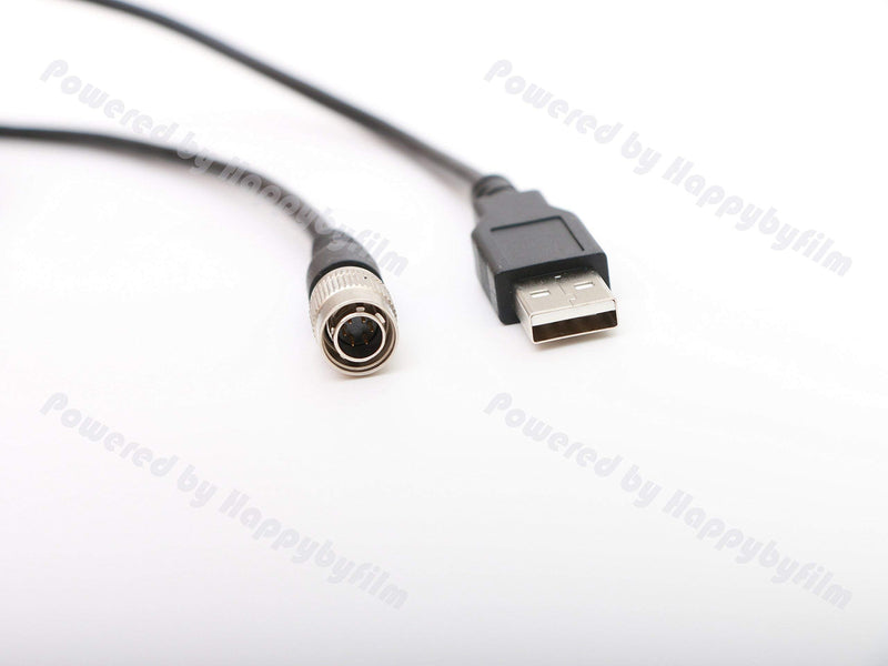 USB Data Cable 5.1ft 160cm Male 6pin Hirose for Trimble S6 S8 Total Stations