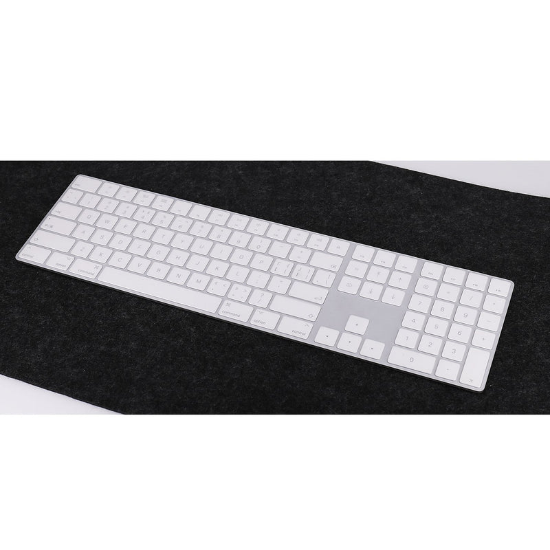 FORITO Keyboard Cover Compatible with 2017-2019 Apple Magic Keyboard with Numeric Keypad US Layout Model MQ052LL/A and A1843-Clear New Wireless with Numeric Keypad With Numeric Keypad-Clear