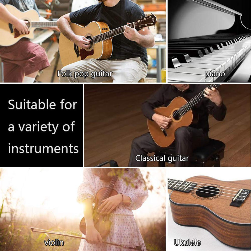 Adeline piezo transducer pickup very convenient for Acoustic Classical Guitar Ukulele Violin Cello Mandolin Banjo etc,The sound clear,warm and crisp.With volume control, no guitar drilling