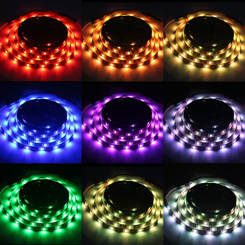 [AUSTRALIA] - Led Strip Lights Battery Powered abtong RGB Led Strip Rope Lights Waterproof Led Lights with Remote Control Flexible Led Strip Lighting 2M 6.56ft 