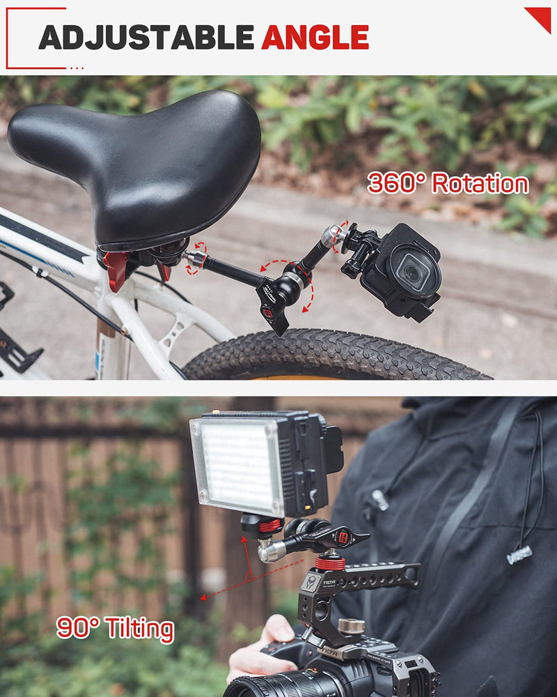 [AUSTRALIA] - IFOOTAGE 5.5 Inches Magic Arm, Variable Friction Magic Arm Compatible with DSLR Camera Rig/LCD/DV Monitor/LED Lights/Flash Light/Microphone - LT2-3.5 d - 5.5'' Magic Arm 