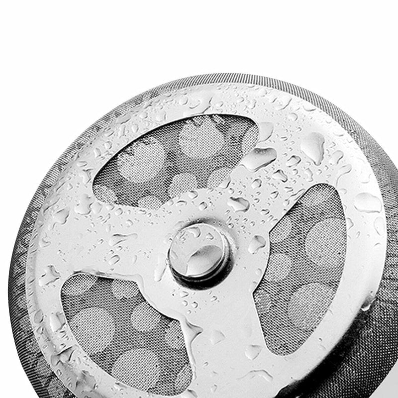 French Press Replacement Filter Screen (2pack) - Includes Metal Center Ring - Universal 8-Cup Stainless Steel Reusable Filter