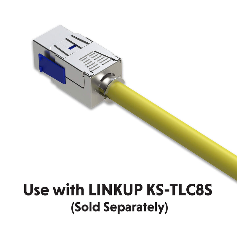 LINKUP - Easy Press Jack Tool for LINKUP Cat8 / Cat6A RJ45 Field Termination | Ethernet LAN Network | for LINKUP Cat8 Keystone Jack Connectors (KS-TLC8S-XX) Press Tool Press Tool for Keystone