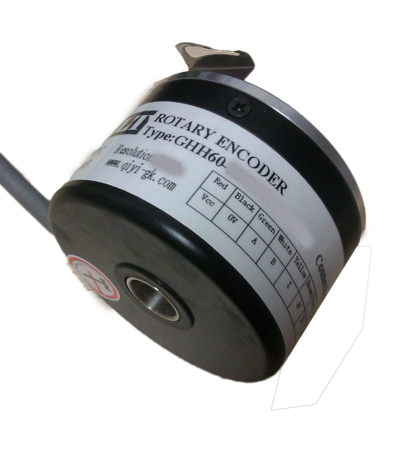60mm Outer Diameter 10mm Aperture Hollow Shaft Rotary Encoder 5VDC line Drive Output Lne Driver Output 1024 P/R