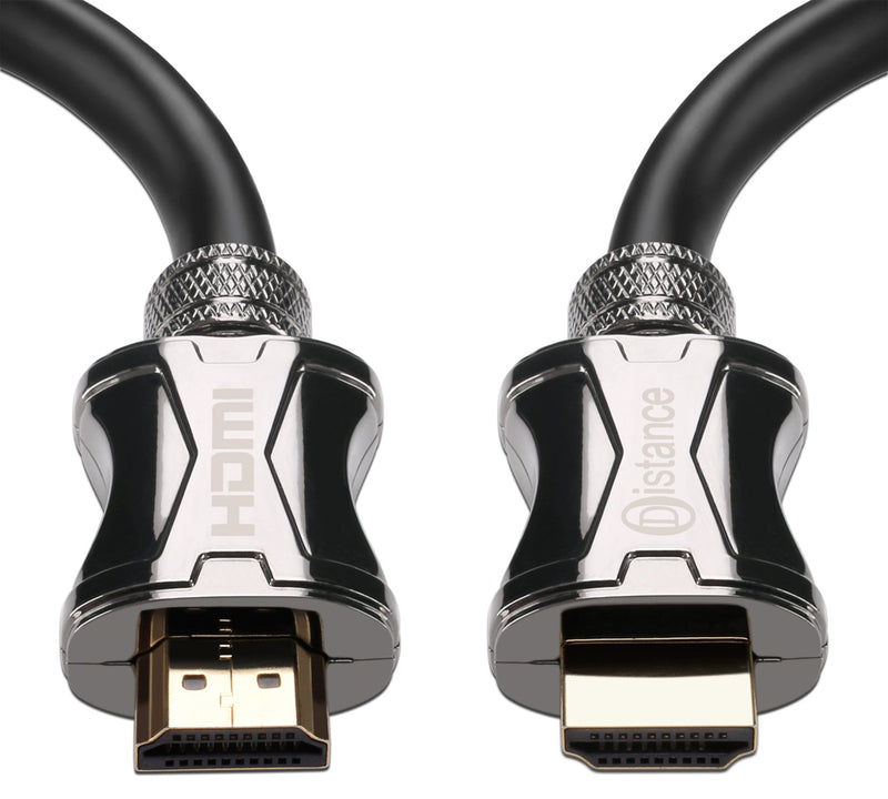 KIN&P HDMI Cable 3ft (1m) Gun Black Ultra High Speed HDMI Cables 2.0/1.4a Support 3D 2160P, HD 4k,PS4,Sky,Ethernet,Audio Return Channel,Lossless Audio and Video Transmission- Full Hd [Latest Version] 3Feet