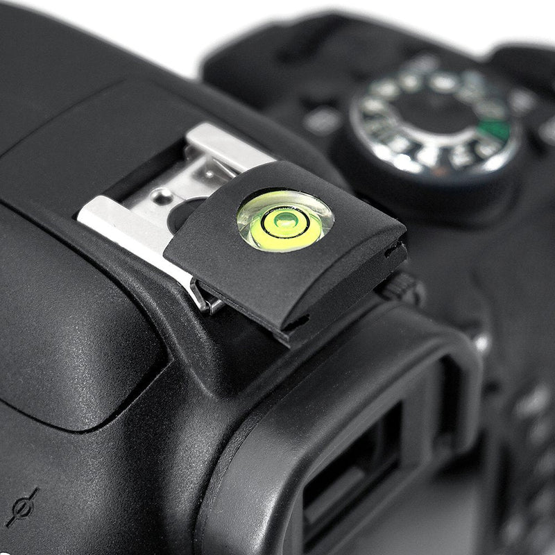 Camera Level Hot Shoe Level Hot Shoe Bubble Cover w/Standard Shoe Mount Compatible with Sony A6000 A6300 Nikon Panasonic [Combo Pack -2 Axis and 1 Axis] 2 Axis and 1 Axis