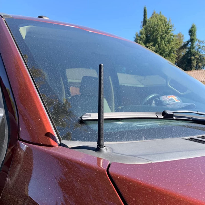 [AUSTRALIA] - KSaAuto Short Antenna for 2009-2023 Ford F150 2017-2023 Ford F250, Car Antenna Replacement for FM AM Reception, Flexible Rubber Antenna, Ford F150 Dodge Ram 1500 Accessories 6 3/4 Inch 