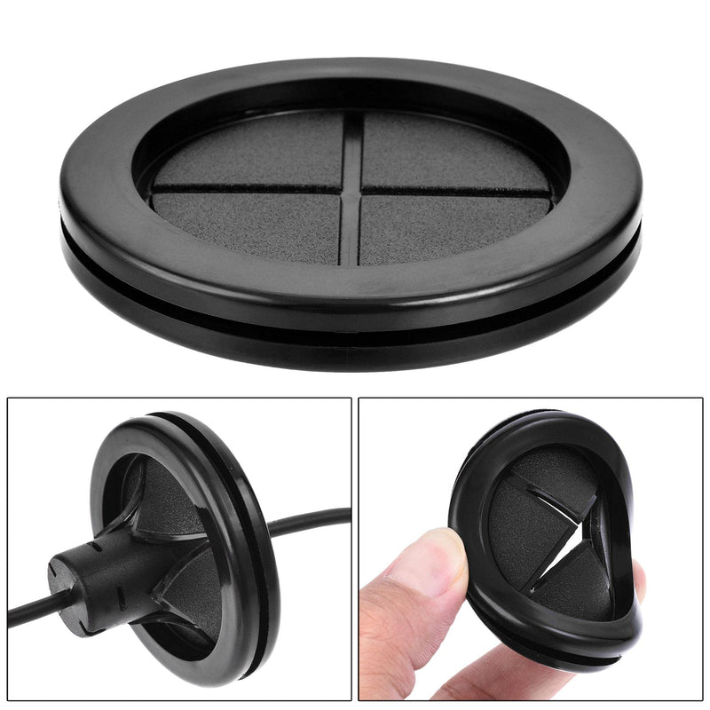 uxcell Rubber Grommet Round Double-Sided Mount Dia 70 mm for Wire Protection 4pcs