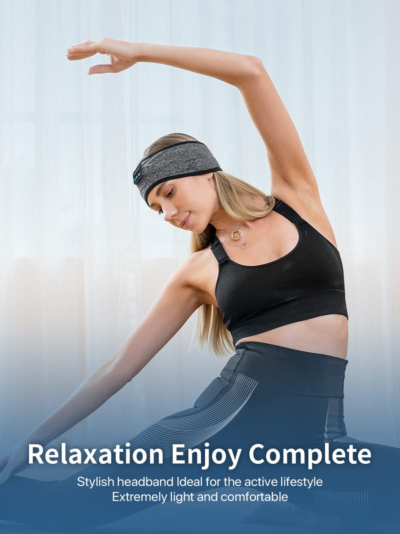[AUSTRALIA] - Sleep Headphones Headband Headphones, 10+ Hours Play Time with Stereo HD Hi Fi Speakers, Sports Headband Built in Speakers Perfect for Workout,Running,Yoga,Travel,Insomnia 