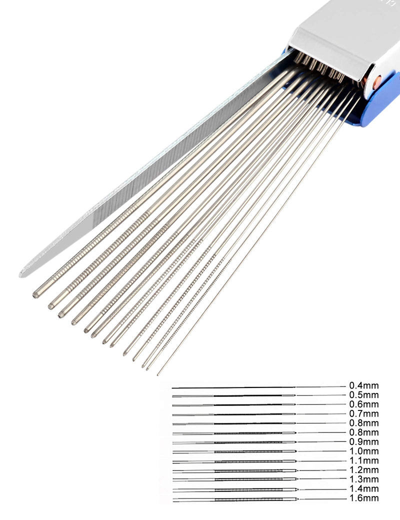 Holmer Guitar Nut Slotting File Saw Rods Slot Filing Set Needle File Set Luthier Replacement Tools Tip Cleaner Files.