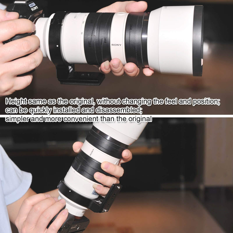 Latest Metal Lens Support Collar Tripod Mount Ring for Sony FE 70-200mm f/4 G OSS SEL70200G -Bottom is Camera Quick Release Plate