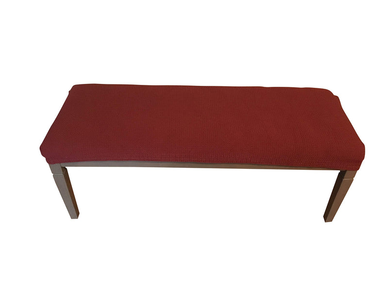 [AUSTRALIA] - Waterproof Piano Bench Cover Protector - Perfect for Pets, Kids, Elderly, Wedding, Party - Machine Washable, Elastic, Removable,Many Color Choices, Clean The Mess Easily (Wine Red) Wine Red 