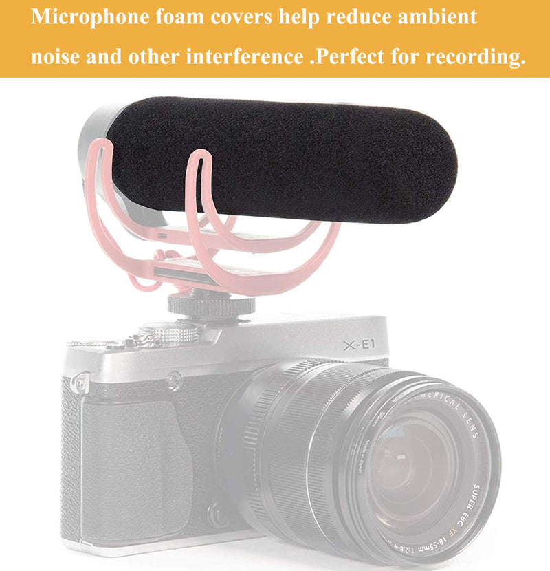 [AUSTRALIA] - Camera Microphone Windscreen Foam: microphone covers foam Mic Cover for Shotgun and Video Camera Microphones… 