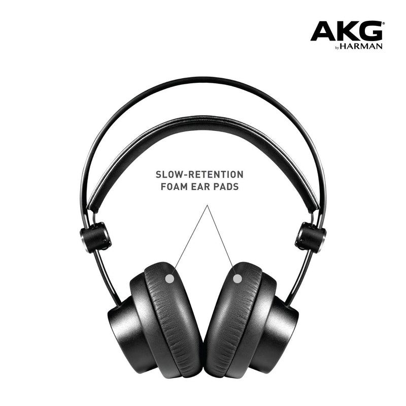 AKG Pro Audio K175 On-Ear, Closed-Back, Lightweight, Foldable Studio Headphones