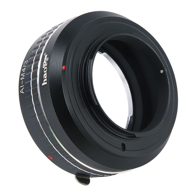 Haoge Manual Lens Mount Adapter for Nikon Nikkor F/AI/AIS/D Mount Lens to Olympus and Panasonic Micro Four Thirds MFT M4/3 M43 Mount Camera