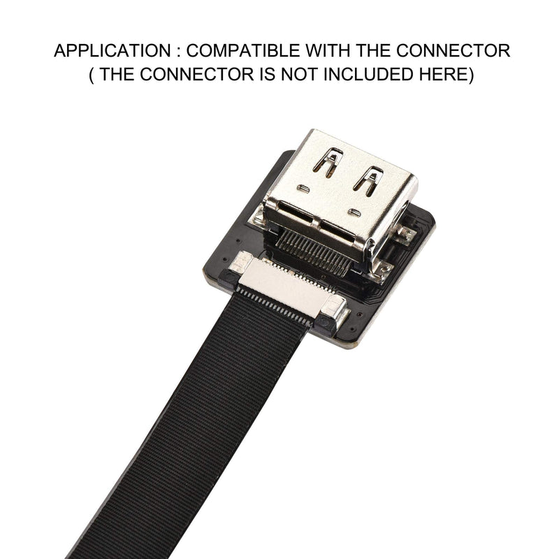 [AUSTRALIA] - uxcell FPV FFC Cable 20 Pin 0.5mm Pitch 50cm Length B Type Flat Ribbon Cable 2pcs 