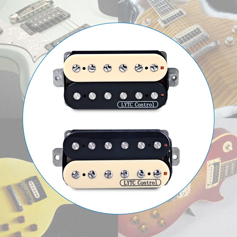 Rocket HZ5 Electric Guitar Humbucker Pickups for Gibson Les Paul Replacement (Neck&Bridge)