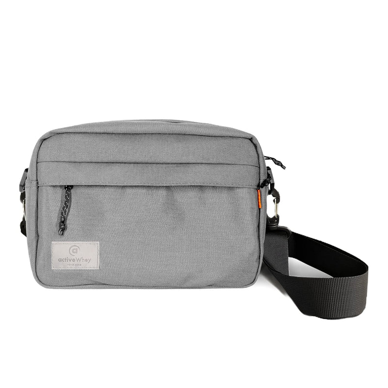 Activewhey Waterproof Camera Bag, Insert Case for DSLR, Mirrorless and Film Camera, Padded Shoulder Pouch for Canon, Nikon, Fujifilm, Sony, Leica (Gray - Large)