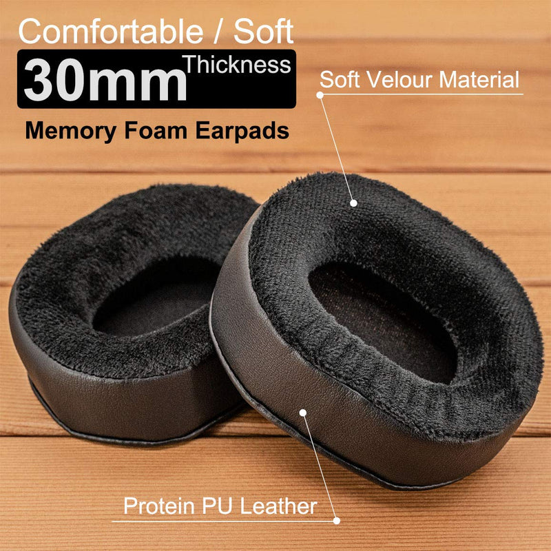 [AUSTRALIA] - Arctis 7 Ear Cushion Replacement Ear Pads Compatible with ATH-M50x M50 M40, Arctis 7 Arctis Pro, ATH-WS1100iS, HD280 Pro, MDR-7506 V6 Headphone (Hybrid Velour) 