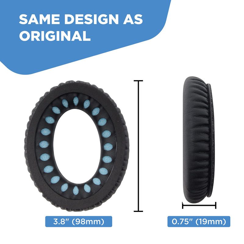 [AUSTRALIA] - Premium Headphones Replacement Ear Pads for Bose QC25 Quiet Comfort, QC 15, SoundTrue, SoundLink AE2 - Bose Headphones Replacement Parts - Blue/Black 