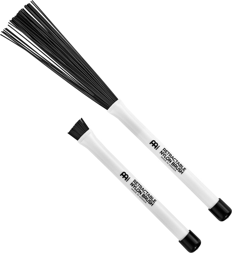 Meinl Stick & Brush Retractable Nylon Brush with Plastic Handle - MADE IN U.S.A. (SB304)