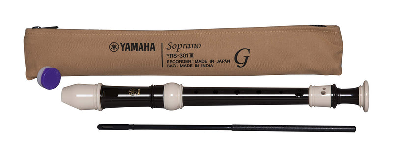 Yamaha YRS-301 Soprano Recorder, German fingering, Key of C