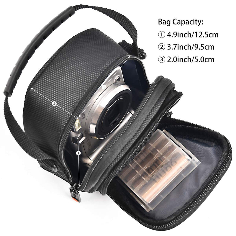 Camera Case Compatible for Canon PowerShot SX620 SX720 SX730 SX740 G7X G9X Mark II Nikon Coolpix A900 S9900 S9700 W100 Panasonic Lumix DC-ZS70S ZS60 ZS50 ZS100 Sony DSC-W830 W800 RX0M2
