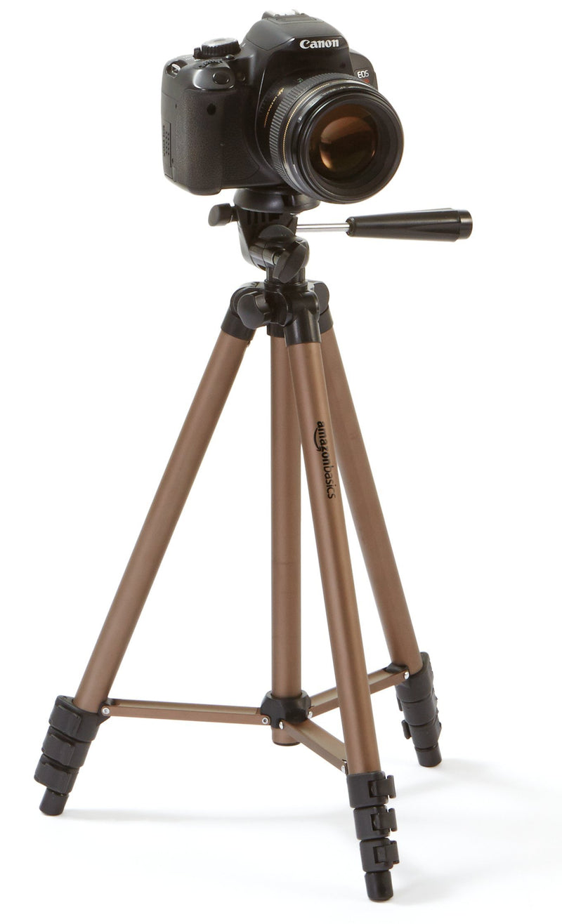 Amazon Basics Lightweight Camera Mount Tripod Stand With Bag - 16.5 - 50 Inches 50-Inch Tripod 1-Pack