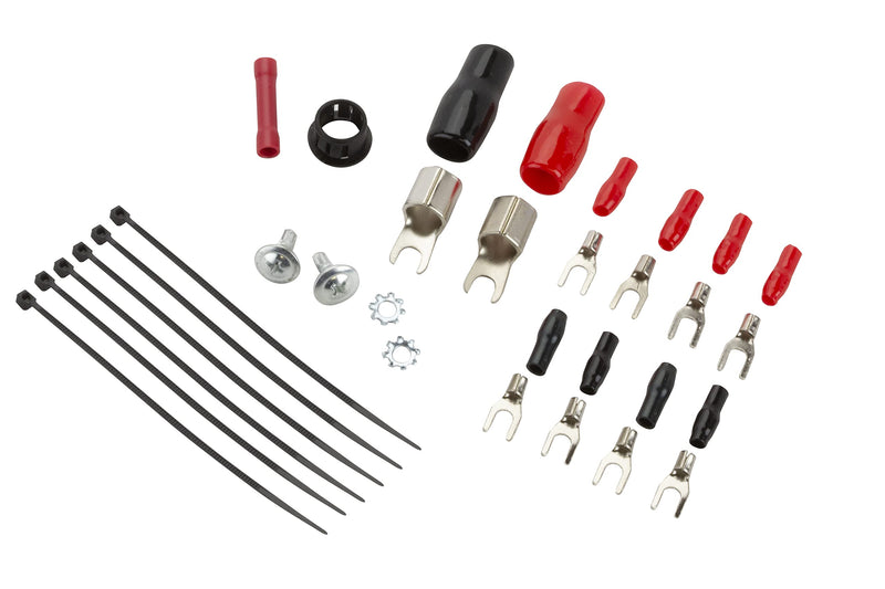[AUSTRALIA] - Scosche Install Centric ICAK10 True 10 Gauge Hybrid OFC 2-Channel High Current Amplifier Wiring Kit Complete Car Amp Kit Twisted Pair Audio Cables, In-Line Fuse Holder 10 Gauge 2CH Complete 