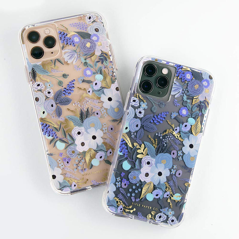 Rifle Paper CO. Case for iPhone 11 Pro Max - Floral Design - 6.5 inch - Garden Party - Blue Garden Party Blue