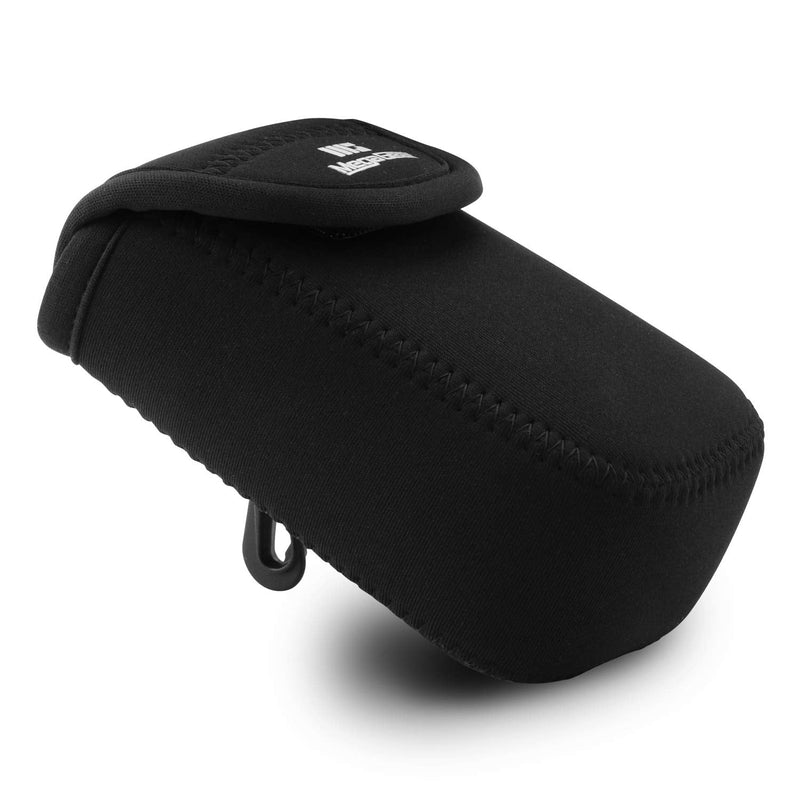 MegaGear Ultra Light Neoprene Camera Case Compatible with Nikon Coolpix W300, AW130, Ricoh WG-50, WG-30W Black