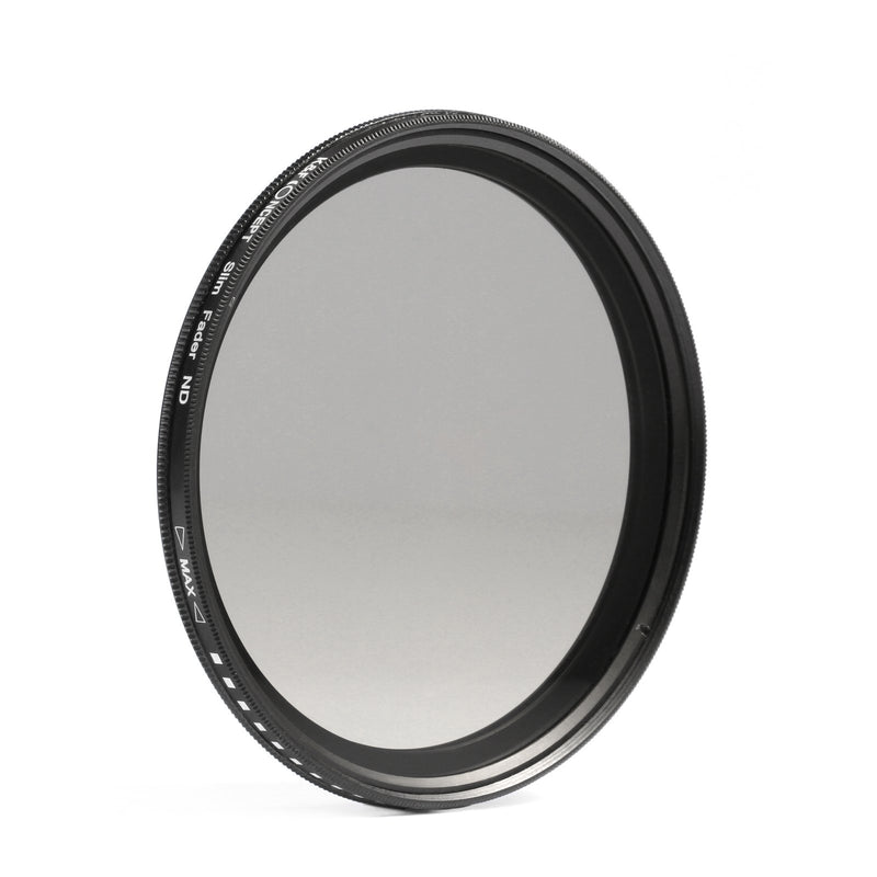 55mm Filter, K&F Concept 55mm Slim HD Milti-Coated Variable Polarizing Fader ND Neutral Density Adjustable ND2 to ND400 Lens Filter for Digital Cameras + Cleaning Cloth