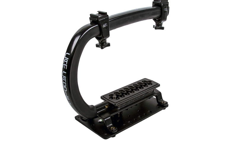 Cam Caddie Scorpion EX MAX Handheld Camera Stabilizer - Pro Steadycam for Most Cameras, Camcorders, Smart Phones and Action Cams - Includes (2) Accessory Shoes + Smartphone/GoPro Adapters - Black