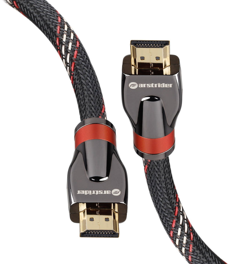 4K HDMI Cable/HDMI Cord 15ft - Ultra HD 4K Ready HDMI 2.0 (4K@60Hz 4:4:4) - High Speed 18Gbps - 26AWG Braided Cord-Ethernet/3D/ARC/CEC/HDCP 2.2/CL3 by Farstrider 15 Feet Red