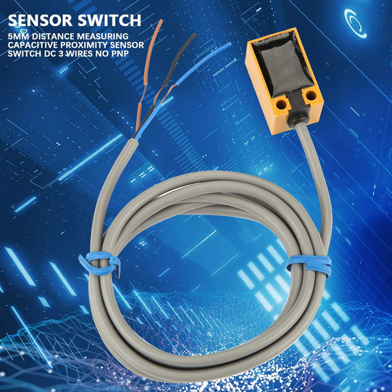 Inductive Proximity Sensor Switch, 3 Wire Normally Open Position Sensor, Non-Contact Switching Component,for Machine, Paper Making,Speeding Trial