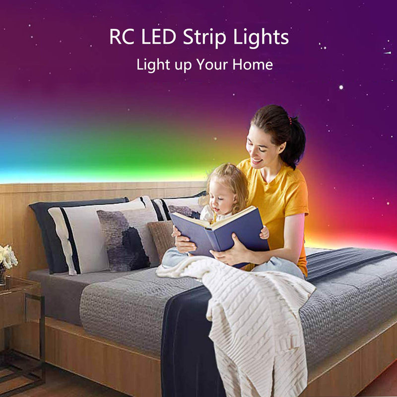[AUSTRALIA] - RGB LED Strip Lights, RC LED Lights 32.8ft Waterproof Led Light Strips, Color Changing LED Strip Lights with Remote for Home Lighting, Flexible LED Strip Lights for Bedroom Home Party 32.8ft RGB-No White 