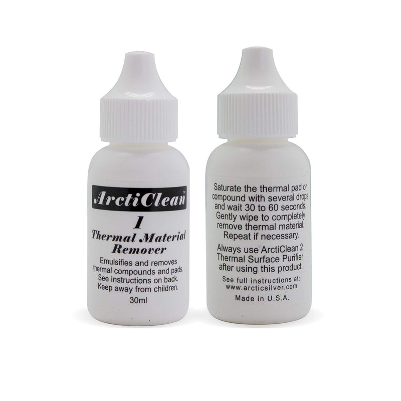 ArctiClean Kit 1 & 2 Thermal Paste Compound Remover + Arctic Silver 5 Thermal Compound Paste 3.5g + Lansh Tool